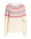 Moncler Grenoble Après-ski Woman Sweater Ivory Size S Wool, Mohair Wool, Polyamide, Alpaca Wool