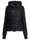 Moncler Grenoble Armoniques Button-up Down Jacket In Black