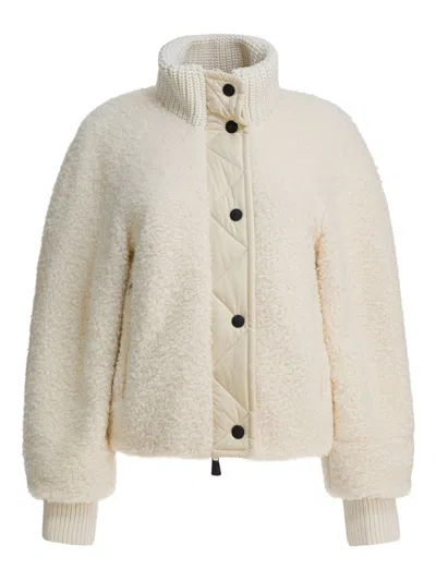 Moncler Grenoble Ayles Short Down Jacket In Neutral