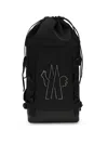 Moncler Grenoble Nylon Backpack With Logo In Black