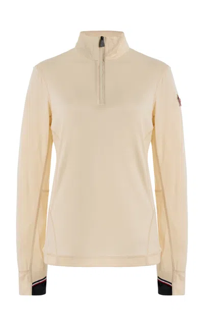 Moncler Grenoble Base Layer Ski Top In Neutral