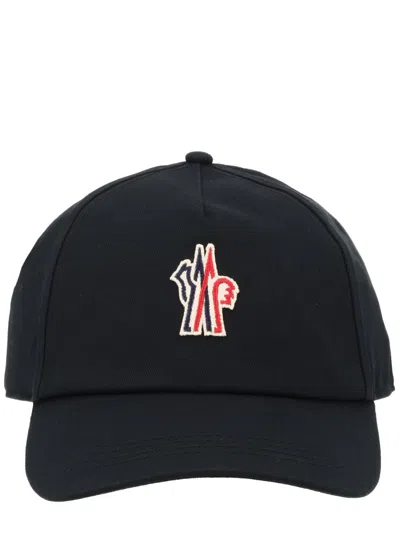 Moncler Grenoble Baseball Hat With Logo In Black