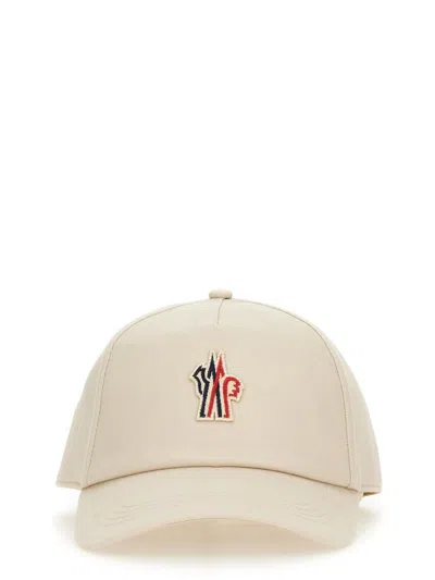 Moncler Logo Baseball Cap Adjustable Breathable Lightweight Curved In White