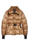 Moncler Grenoble Bataillouse Down Ski Jacket In Brown