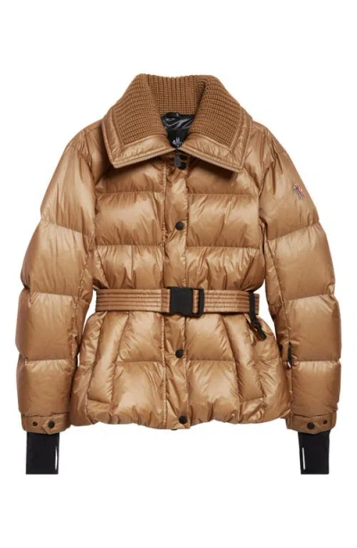 Moncler Grenoble Bataillouse Down Ski Jacket In Brown