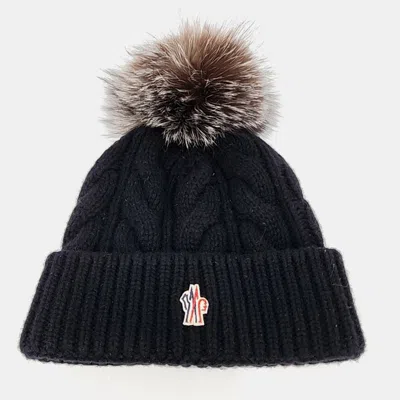 Pre-owned Moncler Grenoble Beanie In Black
