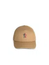 Moncler Beige Cotton Cap In Beige