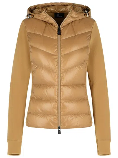 MONCLER MONCLER GRENOBLE BEIGE POLYESTER FLEECE