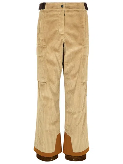 Moncler Grenoble Beige Velvet Pants