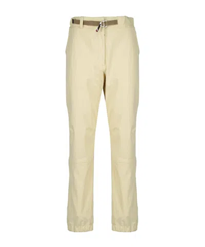 Moncler Grenoble Belted Technical Pants In Brown