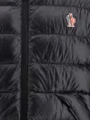 Moncler Functional Quilted Hooded Jacket For Demanding Weather In Black