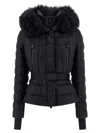 Moncler Beverley Down Jacket In Black