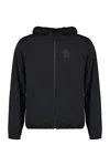 Moncler Men's Bissen Hooded Techno Fabric Raincoat