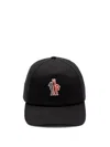 Moncler Grenoble Men Baseball Cap In Black