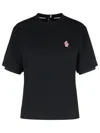 Moncler Patch With Logo T-shirt In Black