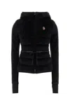 Moncler Grenoble Hooded Sweatshirt In Polartec In Black