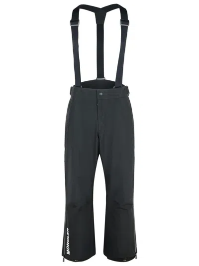 MONCLER MONCLER GRENOBLE BLACK GORE-TEX SKI OVERALLS