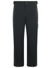 Moncler Grenoble Black Gore-tex Ski Pants Men In Black