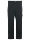 Moncler Grenoble Black Gore-tex Ski Pants Men In Black