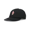 Moncler Baseball Cap With Stylish Curved Brim In Black