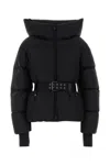 Moncler Black Nylon Nesene Down Jacket In Black