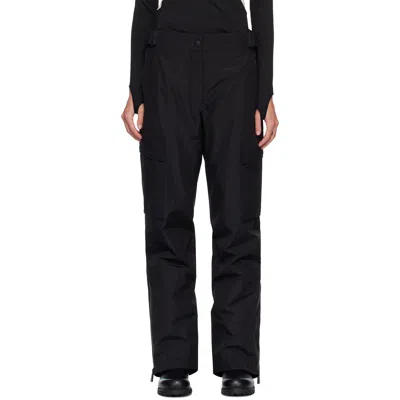 Moncler Grenoble Black Padded Gore-tex Ski Pants