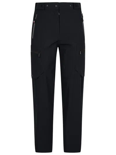 MONCLER MONCLER GRENOBLE BLACK POLYAMIDE BLEND TROUSERS