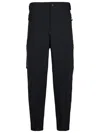 Moncler Black Trousers With Cargo Pockets In Black