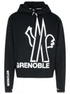 Moncler Logo Hoodie In Black