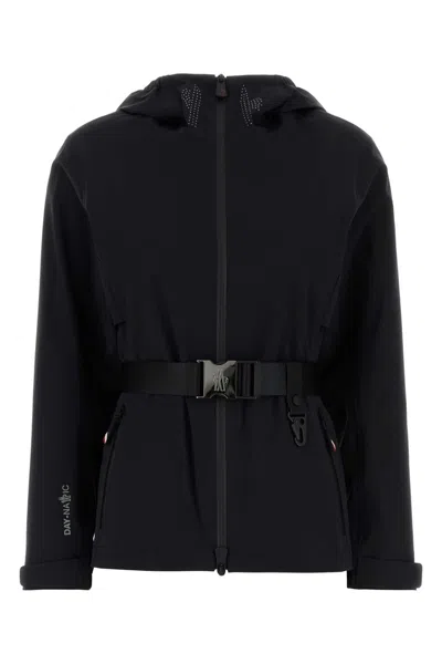 Moncler Grenoble Black Stretch Nylon Fex Jacket