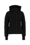 Moncler Grenoble Black Stretch Nylon Guyane Down Jacket In Black