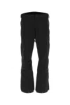 Moncler Stretch Nylon Ski Trousers With Flared Hem In Black