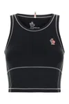 Moncler Grenoble Black Polyamide Elastane Top