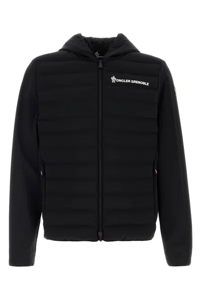 Moncler Grenoble Black Stretch Nylon Windbreaker