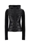 Moncler Grenoble Black Stretch Polyester Jacket In Black