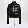 Moncler Logo Patch Padded Jacket In Black