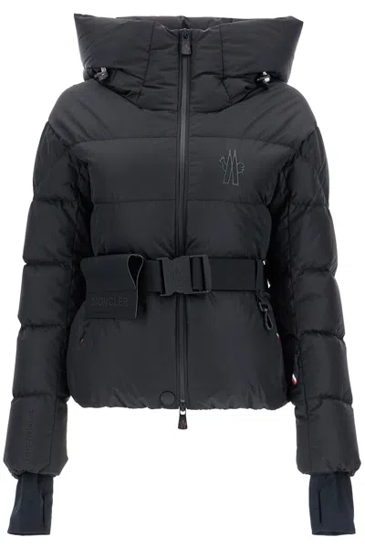 Moncler Grenoble Bouquetin Hooded Down Puffer Jacket In Black
