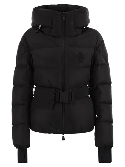 Moncler Grenoble Bouquetin Ski Jacket With Hood In Black