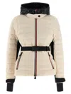 Moncler Bruche Puffer Jackets Beige In Black