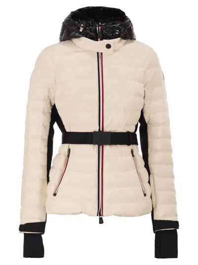 Moncler Grenoble Bruche Ski Jacket With Hood In White