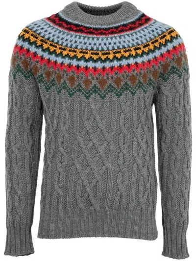 MONCLER MONCLER GRENOBLE CABLE-KNIT SWEATER