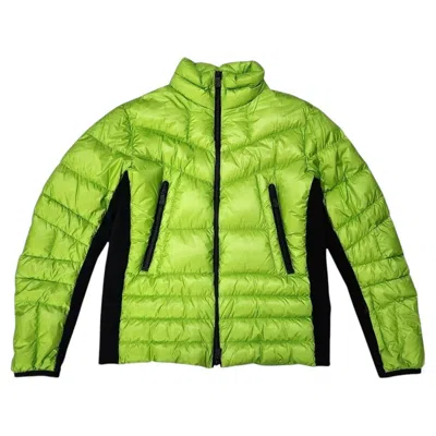 Pre-owned Moncler Grenoble Canmore Down Jacket Men�s Citrus Green Size 4 Xl - Nwt