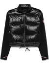 MONCLER GRENOBLE PADDED ZIP-UP JERSEY CARDIGAN