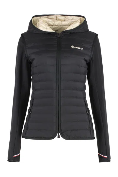 Moncler Grenoble Cardigan With Padded Front Panel