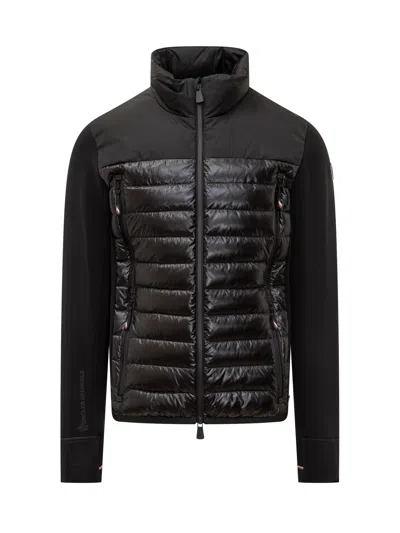 Moncler Grenoble Cardigan With Zip For Fw25 In Black