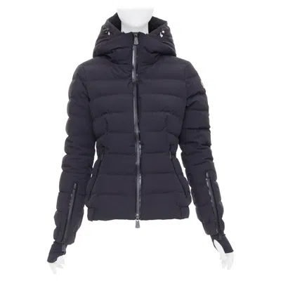 Pre-owned Moncler Grenoble Chena Giubbotto Black Fitted Puffer Jacket Sz2 M