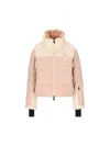 Moncler Pink And Ivory Stennes Down Jacket