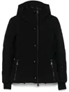 Moncler Guyane Hooded Down Ski Jacket In Black