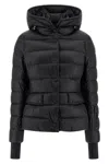 Moncler Grenoble Armoniques Button-up Down Jacket In Black