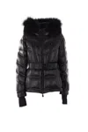 Moncler Bernins Quilted Nylon Down Jacket In Black